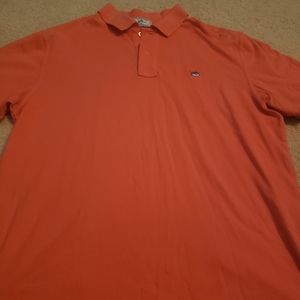 Southern tide pink/salmon polo shirt size large